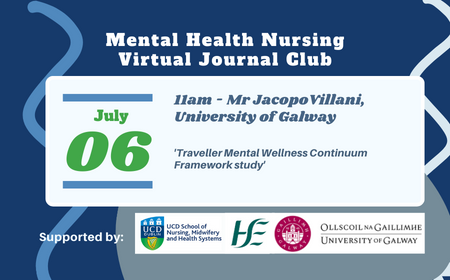 Virtual Mental Health Nursing Journal Club Session 9 with Guest Mr Jacopo Villani